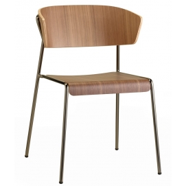 Lisa wood arm chair